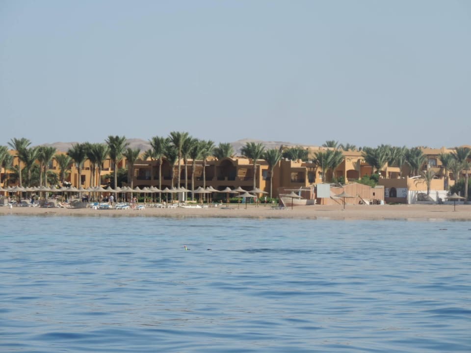 Blick zum Hotel Stella Beach Resort & Spa Makadi Bay