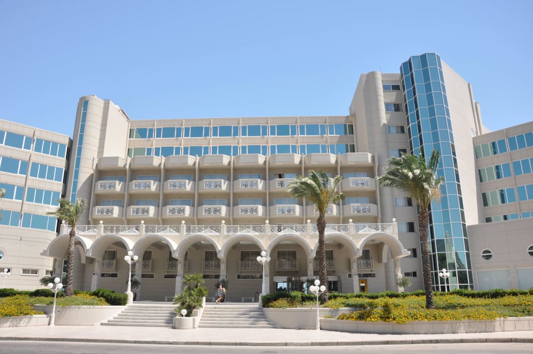 Haupteingang - Straßenseite Rodos Palladium Leisure & Wellness