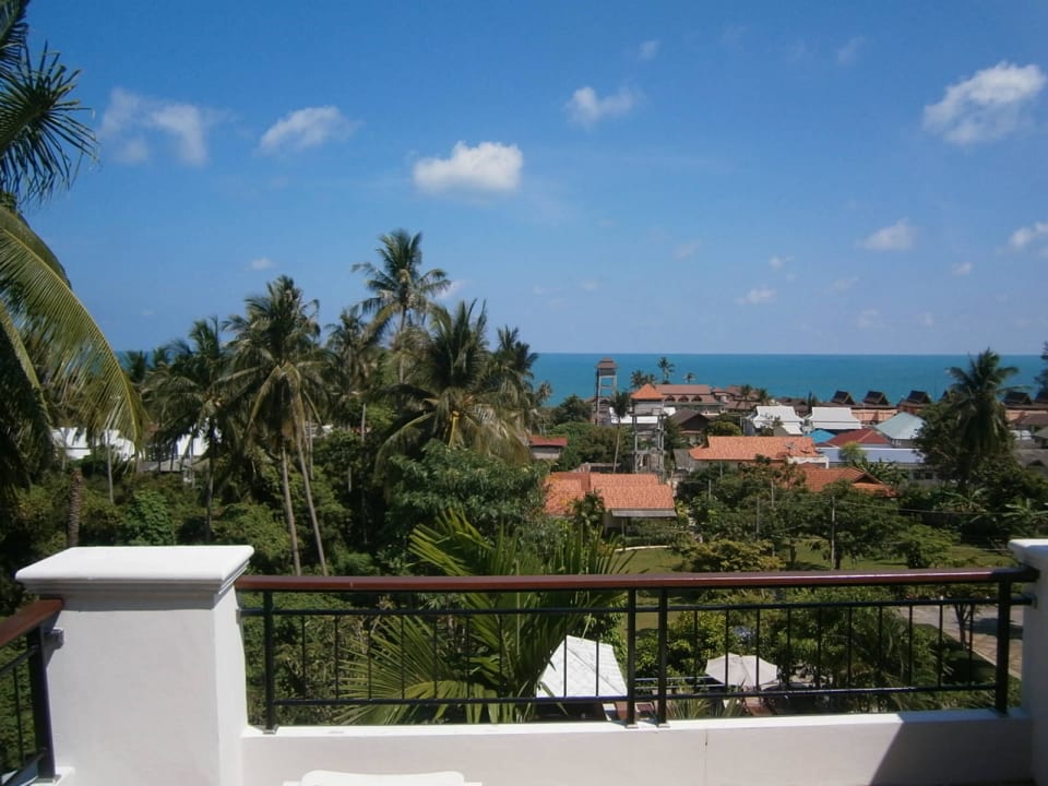 Blick von der Terrasse Suite 407 Lamai Buri Resort