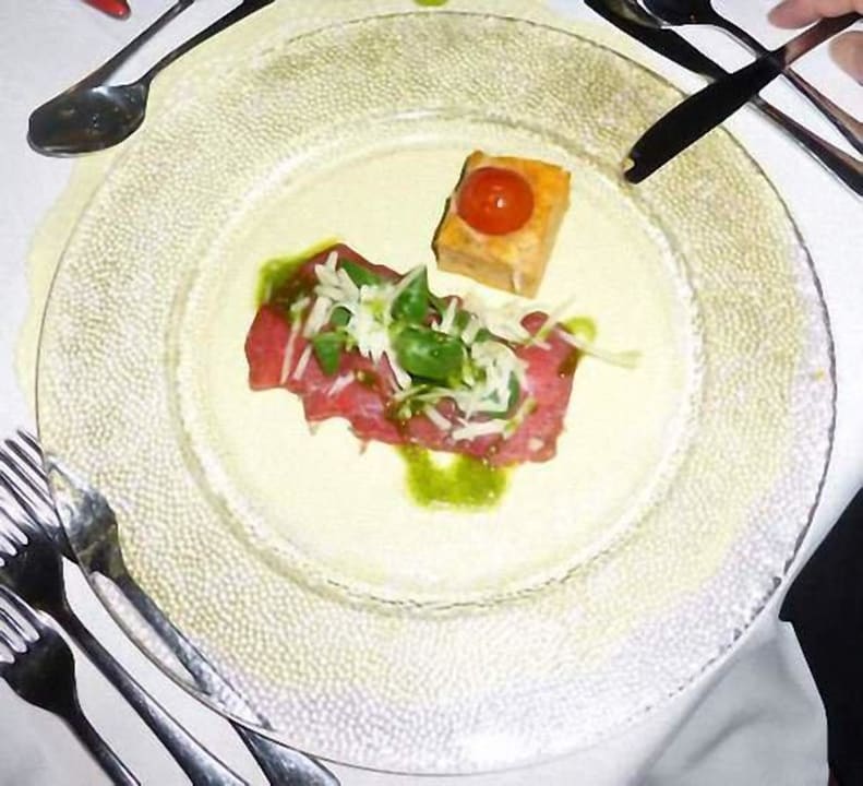 Ein Gang vom Gala-Dinner Almhotel Lenz