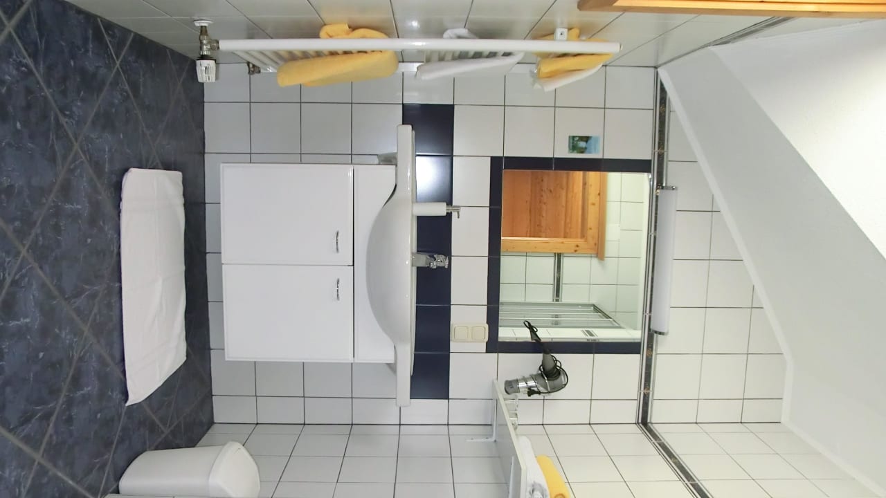 Badezimmer Ferienwohnung Ennskrax Bauernhof Paußhof