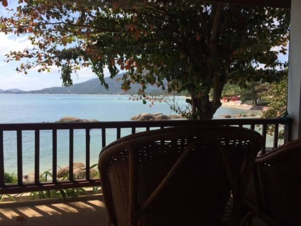 Blick von der Terrasse auf Lamai Hotel Bay View Resort Lamai