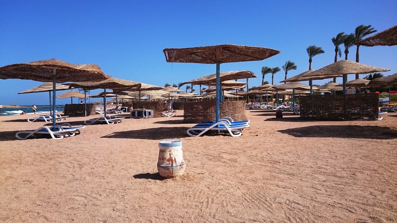 Der 500 Meter entfernte Strand  Blend Club Aqua Resort