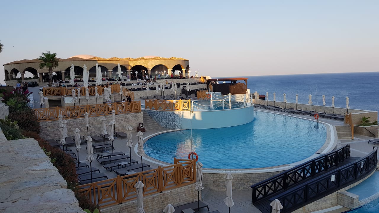 Pool Und Hauptrestaurant Hotel Kalithea Horizon Royal Kallithea HolidayCheck Rhodos