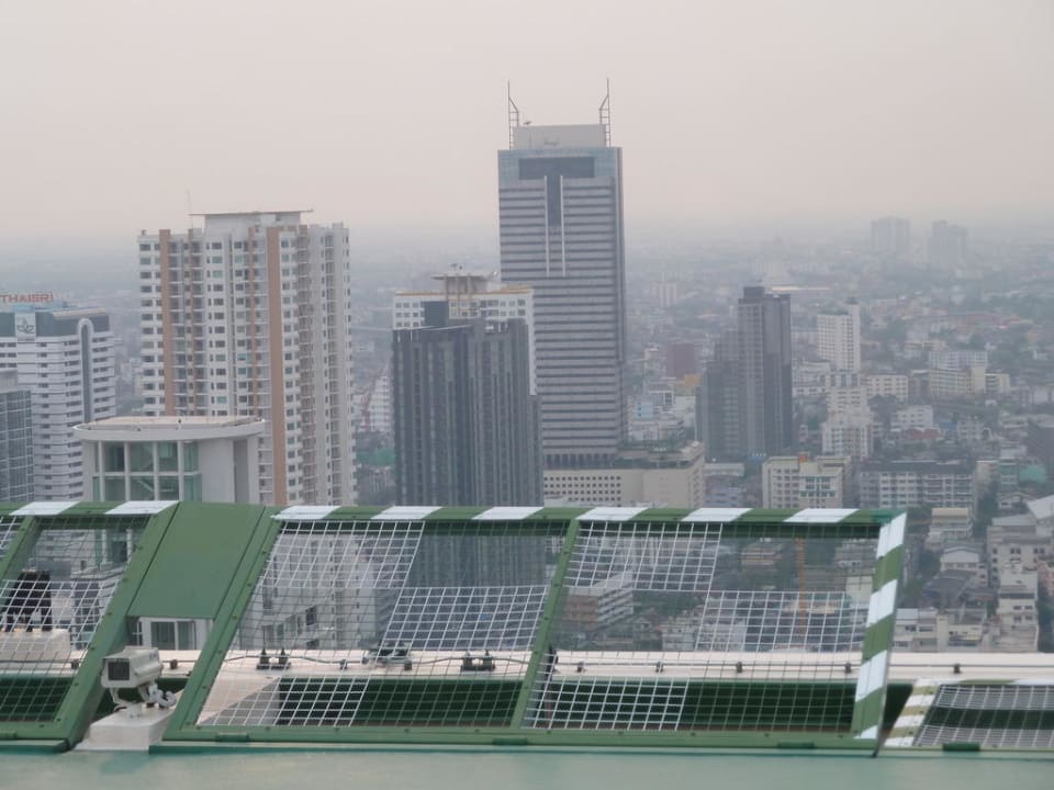 Mit dem Helicopter am Dach des Peninsula gelandet Hotel The Peninsula Bangkok
