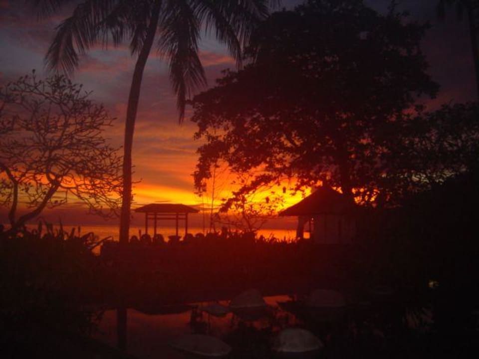 Sonnenuntergang Hotel Sheraton Senggigi Lombok Beach Resort