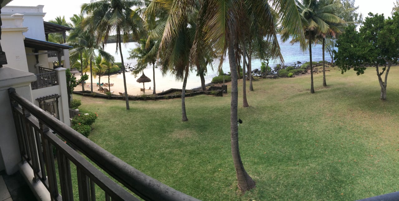 Ausblick vom Balkon Shandrani Beachcomber Resort & Spa