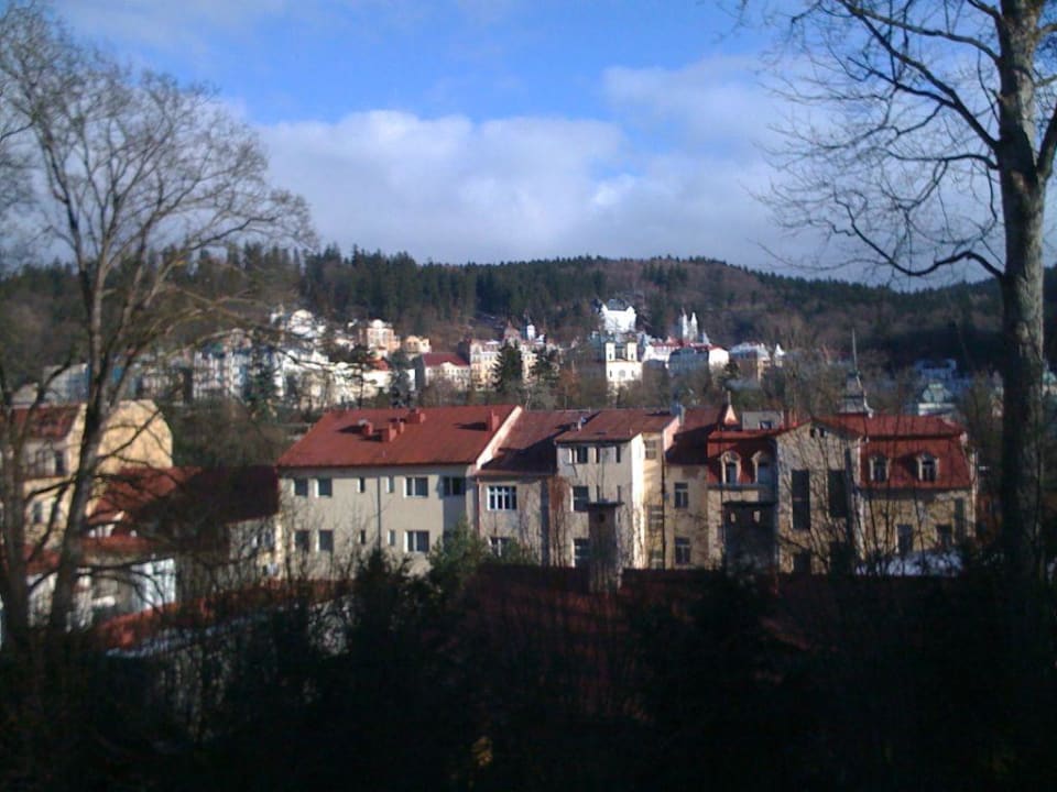 Ansicht der Stadt Marienbad im Winter Falkensteiner Spa Resort Marienbad