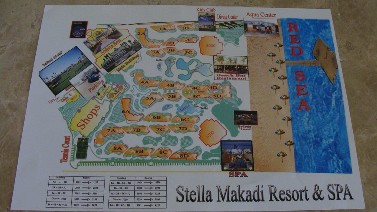 Mapa obiektu Stella Beach Resort & Spa Makadi Bay