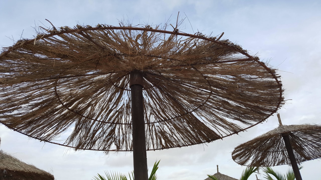 Schirm mit Lücken Hotel Riu Touareg