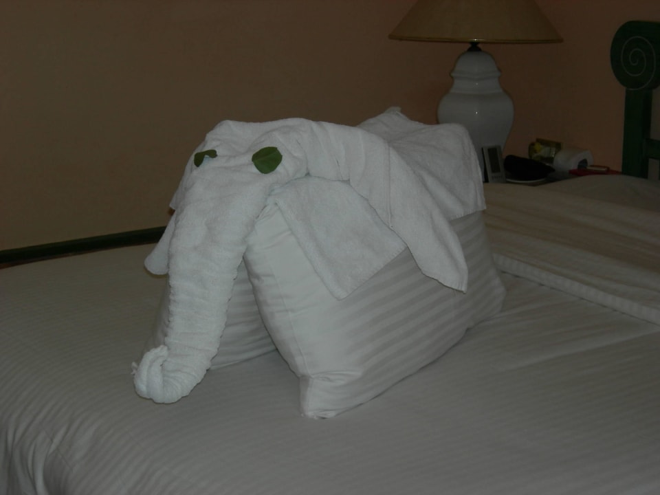 Dekoration aus Handtüchern Giftun Azur Resort