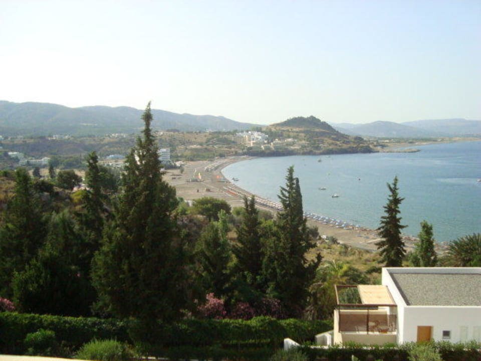 Ausblick in der nähe von unserm Zimmer Lindos Mare, Seaside Hotel