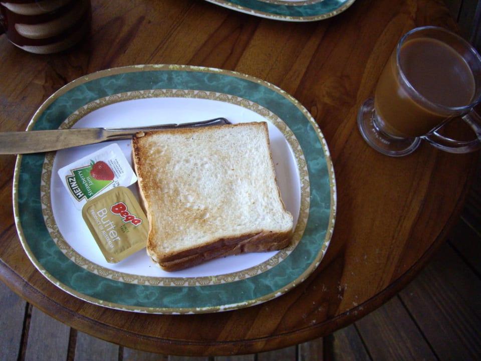 Unser Frühstück ABC Chalet Tioman