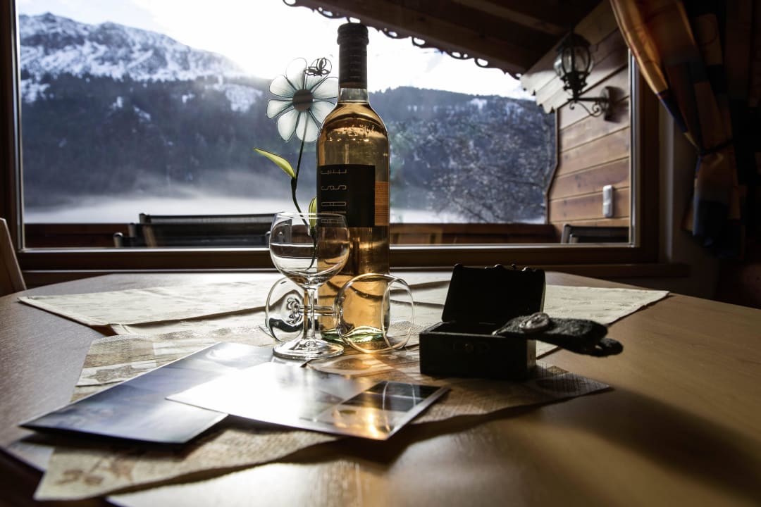 Wohn-Essbereich Wh. 5 mit Aussicht Wellness-Appartementshaus Seebichl