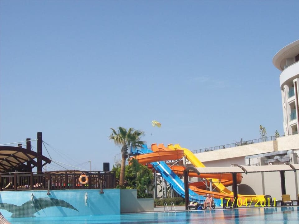 Rutschen der Poolanlage Aydinbey Kings Palace & Spa