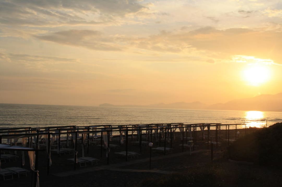 Sonnenuntergang Hotel Domizia Palace