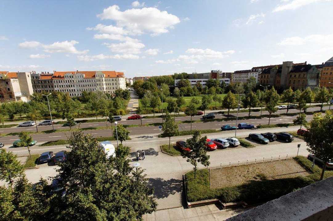 Ausblick vom Balkon Days Inn Leipzig City Centre