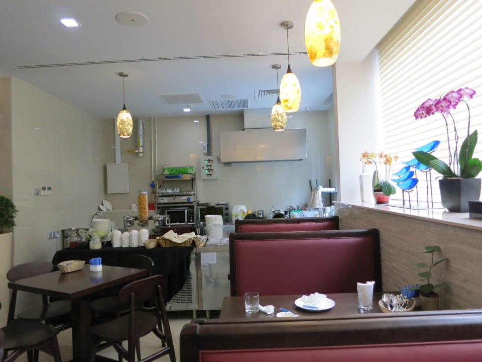 Frühstücksecke Hotel Clover 5 HongKong Street