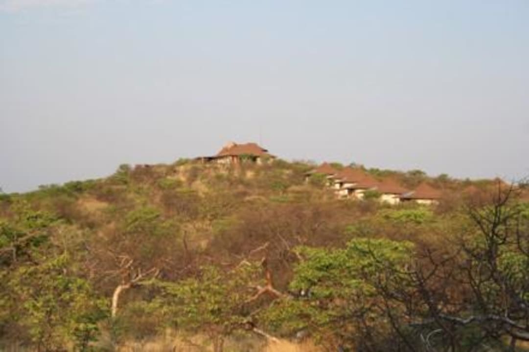 Aussicht vom Bungalow Etosha Safari Lodge