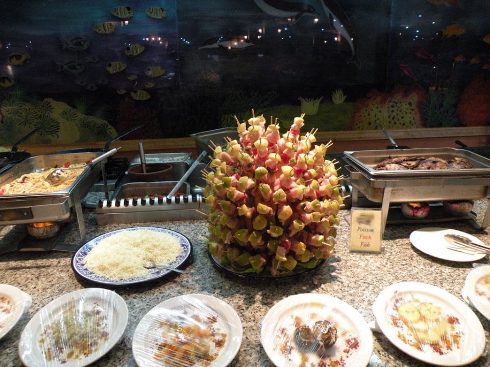 Fleischspieße Hotel Paradis Palace