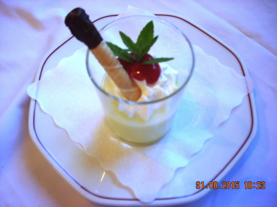 Hausgemachte Vanillecreme Hotel Gewürzmühle