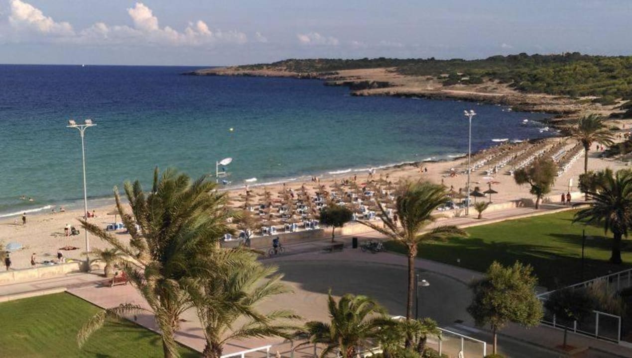 Blick aus dem Fenster Hipotels Hipocampo Playa