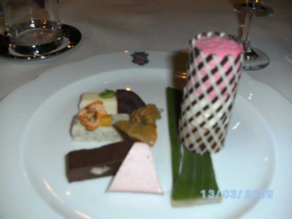 Dessert Abendessen Villa Marburg im Park