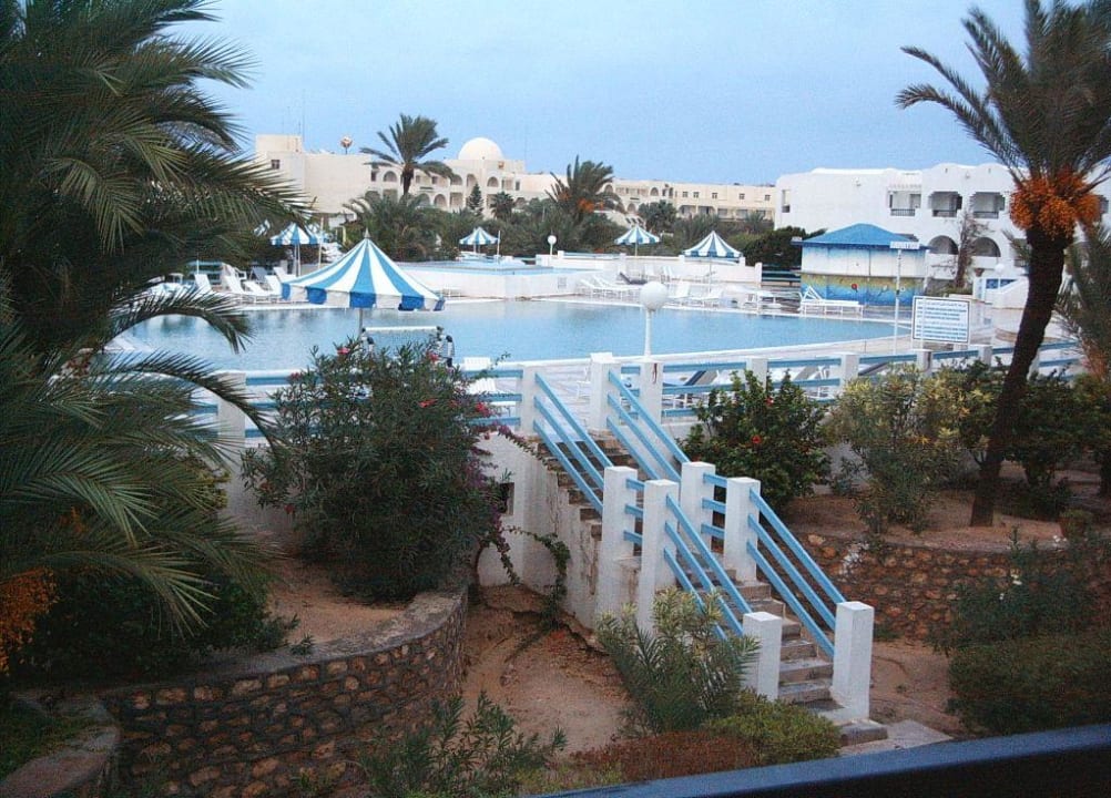 Zimmerblick zum Pool Les Quatres Saisons & Thalasso Djerba
