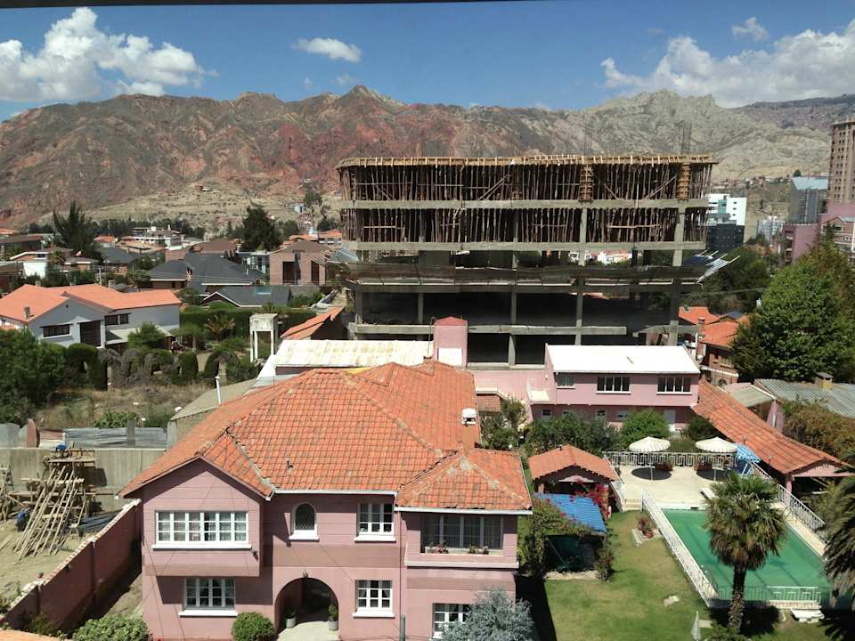 Blick aus 4.Stock Casa Grande Hotel