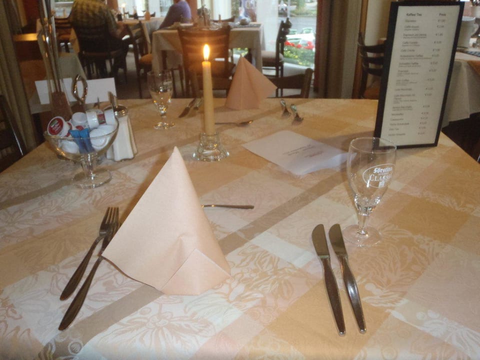 Gedeckter Tisch Hotel Schober am Kurpark