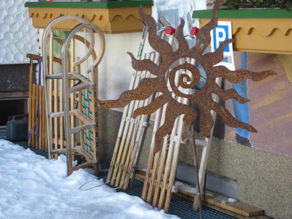 Schlitten fahren erlaubt Pension & Ferienwohnung Solaria