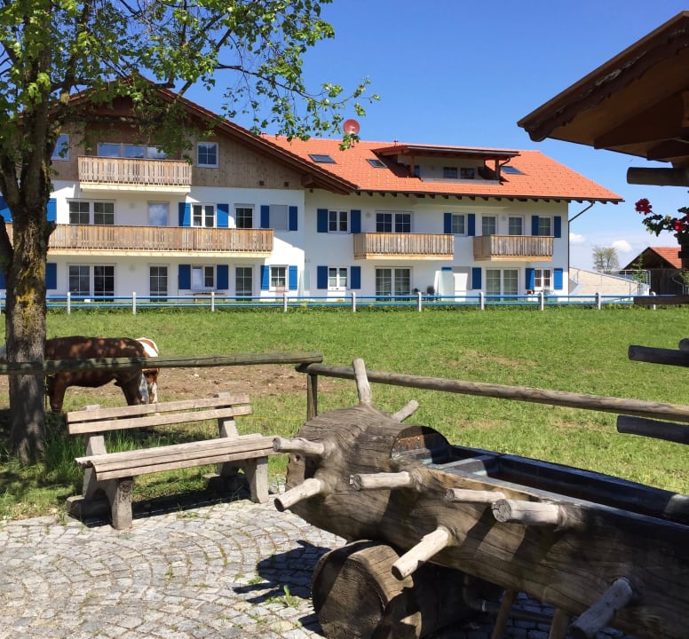 Außenansicht Alpenglück de Luxe Ferienwohnung am Forggensee