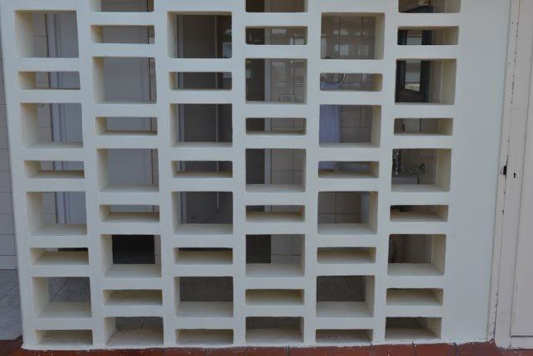 So sieht auch die Balkonabtrennung aus H10 Tenerife Playa