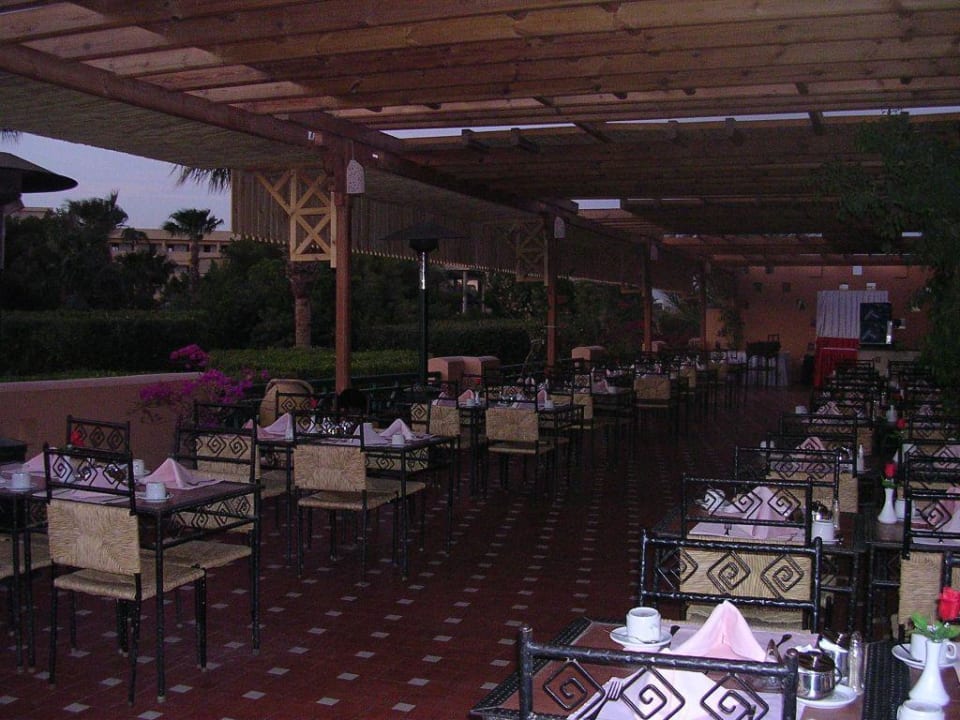 Der Restaurantbalkon Giftun Azur Resort