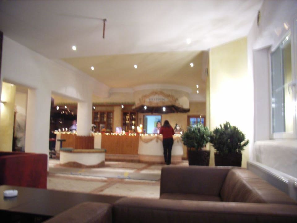 Rezeption und Bar Hotel Snowwhite