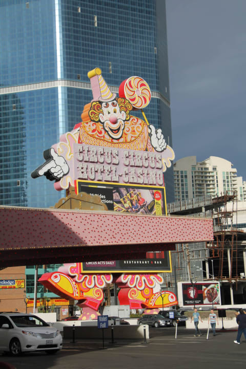 Seiteneingang Hotel Circus Circus