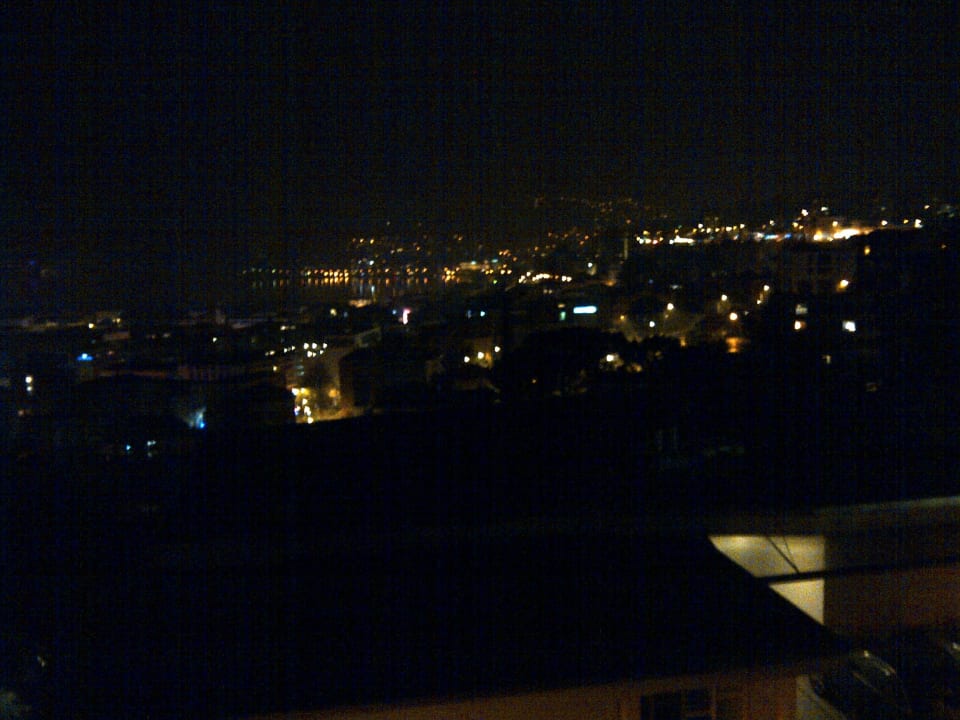 Lugano bei Nacht Villa Sassa