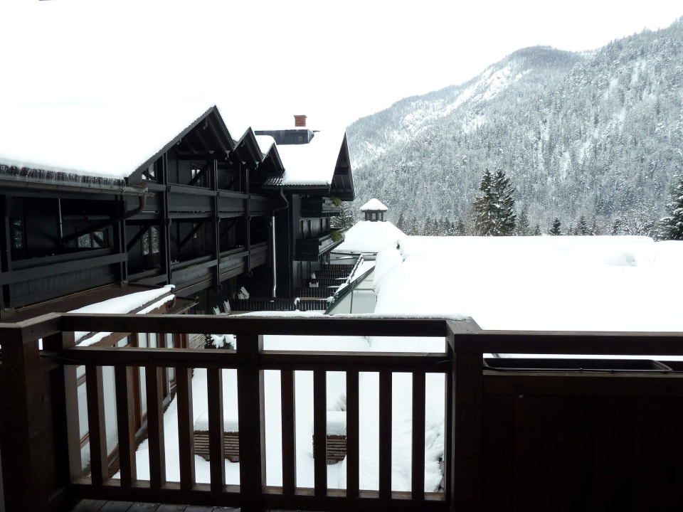 Blick vom Balkon Hotel Gut Brandlhof