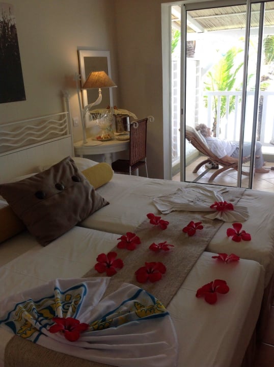 Blick vom Zimmer zum Balkon Tropical Attitude - Adults only