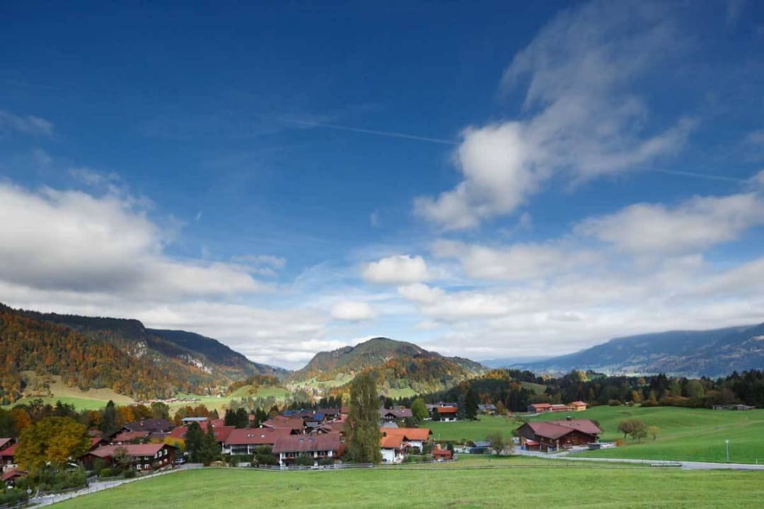 Wunderschöner Blick vom Hotel Ringhotel Nebelhornblick