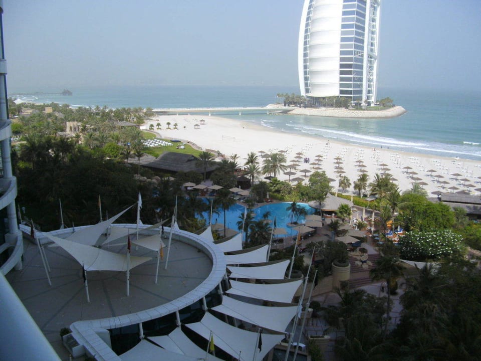 Blick vom Zimmer Jumeirah Beach Hotel