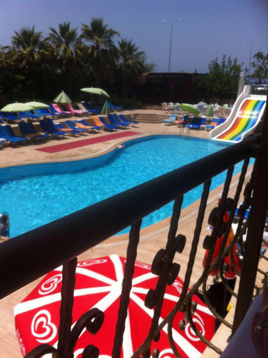 View from restaurant room  Hotel Ideal Beach