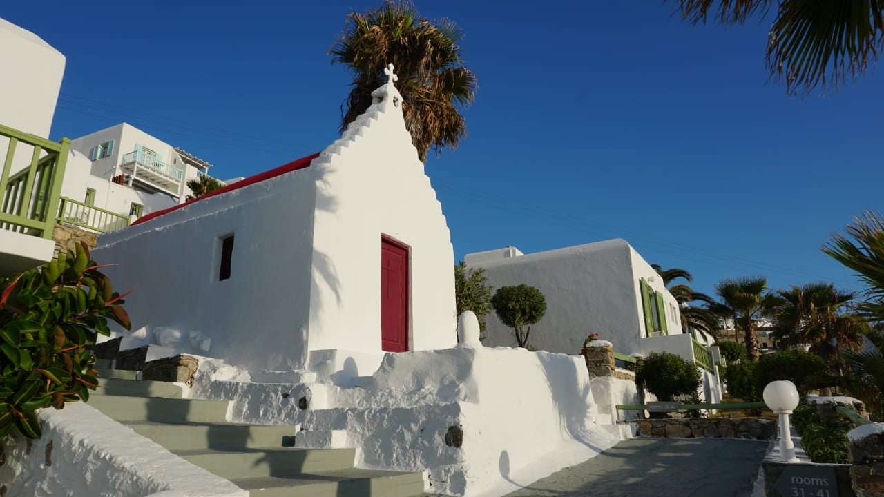 Gartenanlage Hotel Mykonos Beach