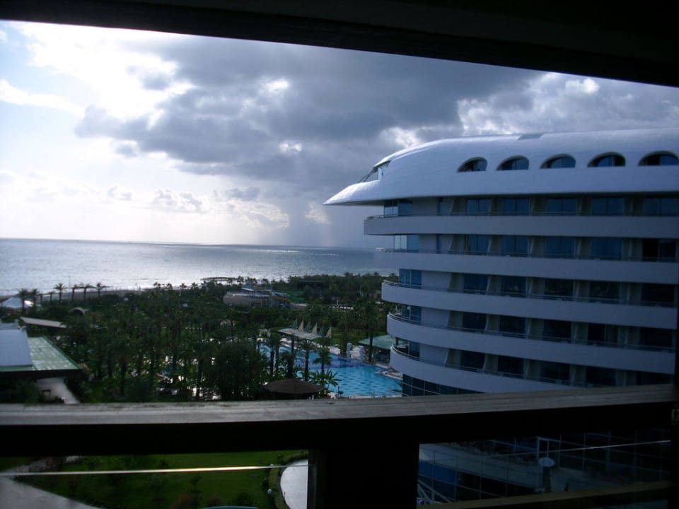 Aussicht aus Zimmer 1415 Limak Lara Deluxe Hotel & Resort