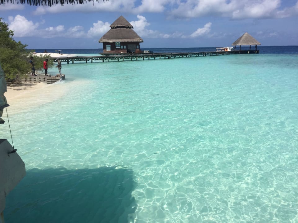 Ausblick von der Strandbar Adaaran Club Rannalhi - All Inclusive