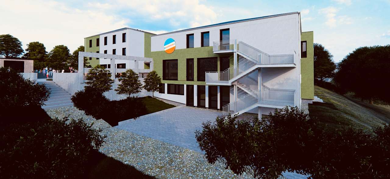 Außenansicht Mosel-Jugendherberge Traben-Trarbach