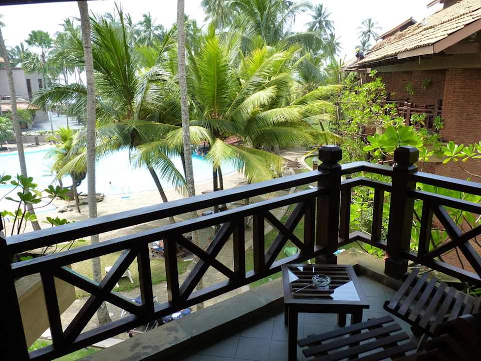 Blick vom Balkon Royal Palms Beach Hotel