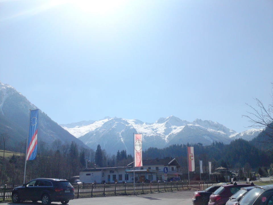 Blick von der Sonnenterrasse Familiengasthof Schranz