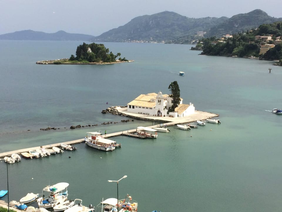 Berühmte Mäuseinsel in Corfustadt Aparthotel Mirabelle