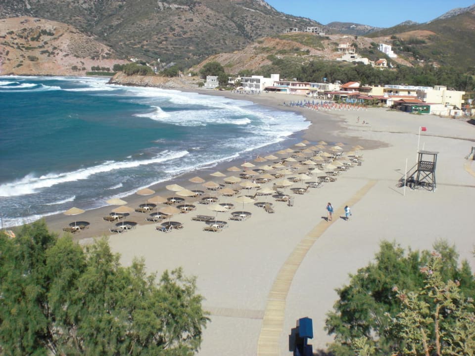 Strand des Hotels Fodele Beach & Water Park Holiday Resort